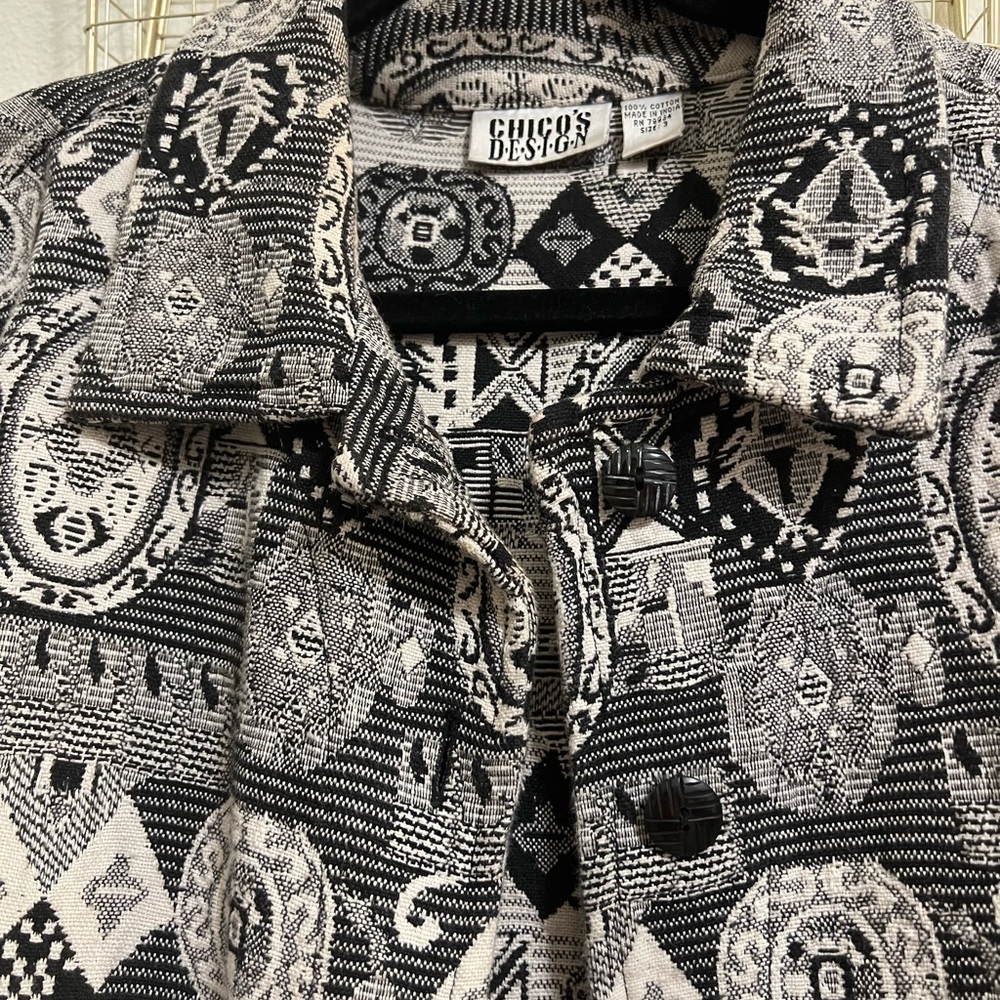 Tribal Pattern Chinos Design Jacket - image 4